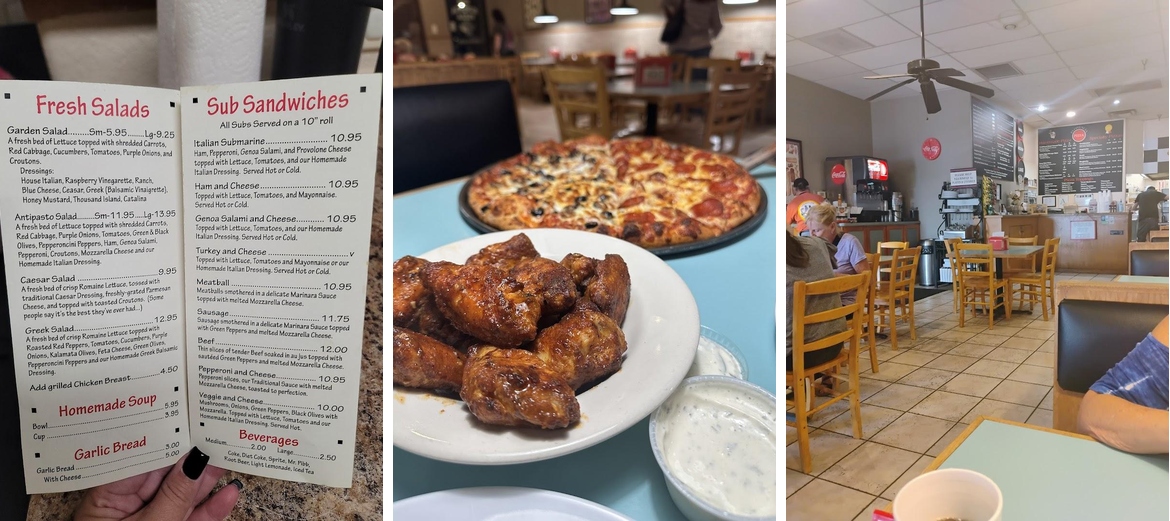 Florencia Pizza Menu