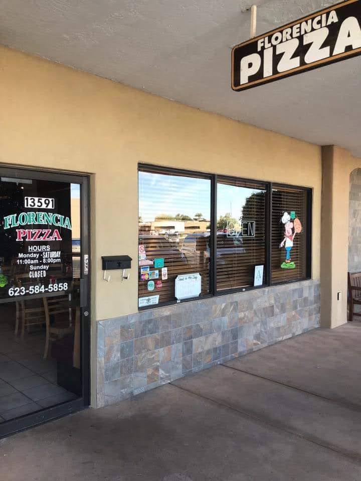 Florencia Pizza Menu